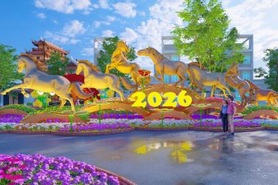 Đường hoa Nguyễn Huệ Tết 2026 mở cửa 8 ngày